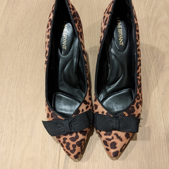 Leopard Print bow detail heels - Picture 11 of 12